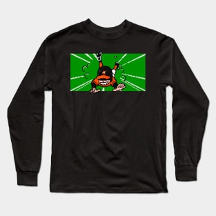 8-Bit Baseball Slide - Baltimore Long Sleeve T-Shirt